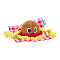 BARK Spaghetti and Muttballs Dog Toy - Features Tug-o-War, Xs to Medium Dogs