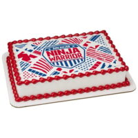 American Ninja Warrior Edible Cake Topper Image 1/4 Sheet