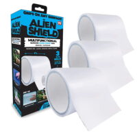Alien Shield Heavy Duty, Waterproof Transparent Flex Double Sided Tape, 3 Rolls