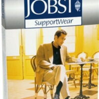 JOBST FOR MEN KNEE 8-15 CLOSED TOE NAVY LG