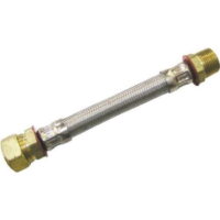 B & K Industries 496-220 Braided Stainless Steel Water Supply Connector & Water Heaters, 0.75 x 12 in