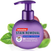 Orient Leaf Baking Soda Whitening Toothpaste, Intensive Stain Remover, Fluoride Free Clean and Fresh- Passion Fruit Flavor, Christmas Gifts