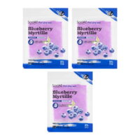 Soo'AE x Food Story - Blueberry [Antioxidant] Facial Sheet Mask 3 EA - Premium Vegan Face Beauty Mask sheets Hydrating Smoothing for Glow Skin Niacinamide Hyaluronic acid Korean face mask skin car