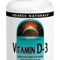 Vitamin D-3 2000 IU Fast Melt Source Naturals, Inc. 60 Sublingual Tablet