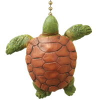 Coastal Ocean Sea Turtle Baby Decorative Ceiling Fan Light Pull