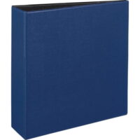 Avery Durable Binder - DuraHinge 3' Binder Capacity - Letter - 8 1/2' x 11' Sheet Size - 600 Sheet Capacity - 3 x Slant D-Ring Fastener(s) - 2 Internal Pocket(s) - Blue - 1.98 lb - Recycled - Gap