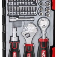 Hyper Tough 38 Piece Multi-size Stubby Wrench and Socket Set