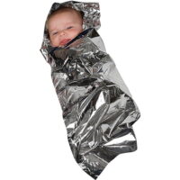 MABIS Sterile Foil Baby Bunting Emergency Heat-Conserving Baby Blanket