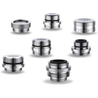 Tomshoo 7Pcs Multiple Size Tap Hose Adapters Solid Brass Fit Removable Sink Aerators