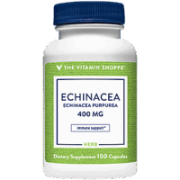 The Vitamin Shoppe Echinacea 400MG (Echinacea Purpurea), Herbal Supplement Supports Healthy Immune Function (100 Capsules)