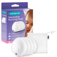 Lansinoh Reusable Nursing Pads for Breastfeeding Mothers, 4 Pads