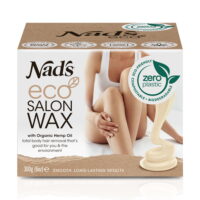 Nad's Eco Women's Salon Wax -Hard Wax for Body & Facial Hair Removal. Compostable and Biodegradable
