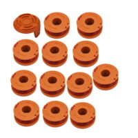 12Pcs String Trimmer Spools Line Replacement for Worx WA0004 WA0010