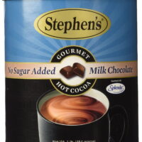 Stephens No Sugar Added Milk Chocolate Hot Cocoa, 16 oz (1-Pack)