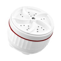 MIXFEER Turbo Washing Machine Portable Mini Washer with USB Power Supply Suction Cups for Home Travel Business Trip