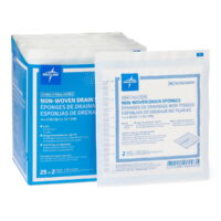 Medline Sterile Nonwoven Gauze Drain Sponges NON256000 BX/50
