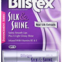 Silk & Shine, SPF 15 (Pack of 4), Silk Extracts for Unique Satiny Feel By Blistex