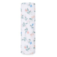 aden + anais™ Essentials 100% Cotton Muslin Swaddle, 44' x 44', Falling Florals