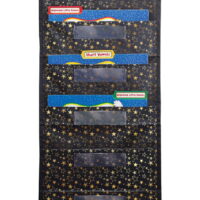 Carson Dellosa Education File Folder Storage: Gold Stars 1 pocket chart