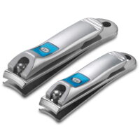 MEDca Premium Adult Nail Clipper Set Stainless Steel Fingernail Toenail