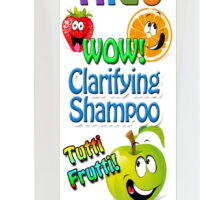 Cure Kids Wow! Tutti Fruity Clarifying Shampoo 8 fl oz Deep Cleaner Lice Repellent, Swimmers Safe for all little ones children child baby babies hair