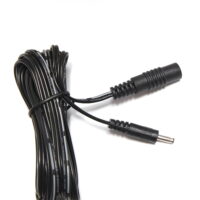 OMNIHIL Replacement (15 FT) 2.1mm x 5.5mm to 3.5mm x 1.35mm DC Plug Extension Cable for PUSHIDUN Car Jump Starter 12000mAh 500A Peak