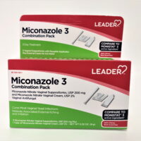 Leader Miconazole 3 Combination Pack Suppositories