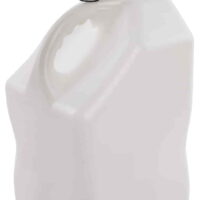 JEGS 803303 Square 5-Gallon Jug White Plastic 10-1/4 Square x 21 Tall