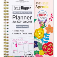 PlanAhead See it Bigger Medium Weekly/Monthly Planner