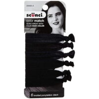 Scunci Knot Ponytailers - Black