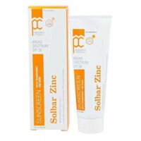 Solbar Broad Sunscreen Transparent Cream Zinc Oxide SPF 38, Unscented, 4oz