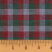 JCS Hollyberry Pin Plaid Homespun Cotton Fabric Sold by the Yard
