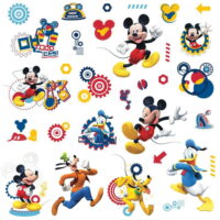 Mickey Mouse Clubhouse CAPERS 31 Wall Decals Donald Pluto Disney Room Stickers