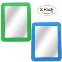 Magnetic Mirror - Locker Mirror PHD - 5 x 7' - for Workshop Toolbox or Office Cabinet