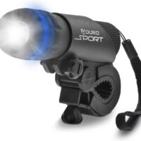 Aduro Rechargeable 40x Portable Flashlight Bicycle Front/Rear Headlight - Compatible with all Bikes