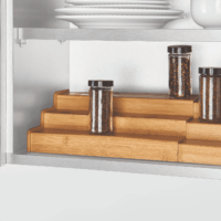 Better Homes & Gardens Natural Bamboo Expandable Spice Rack, 3-Tier