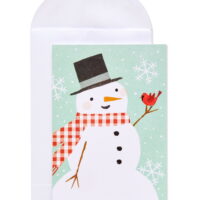 American Greetings Christmas Boxed Cards, Snowman (48-Count)
