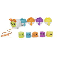 Little Tikes Singing Sorter Caterpillar Pull Toy with Shape Sorter, 6 Pieces Developmental Learning Toy for Toddlers Boys Girls Ages 9 Months and Up