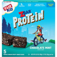 CLIF Kid® Zbar™ Protein Chocolate Mint Whole Grain Crispy Snack Bars, 5 Ct 1.27 oz