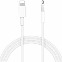 Lightning to 3.5 mm Cable, Apple Mfi Certified 3.5mm Headphone Jack Adapter Male Aux Stereo Audio Cable for iPhone12/Pro/11/Pro/Max/X