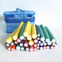 42-pack 7' Flexible Curling Rods,Hair rollers, Hair Curler Rods