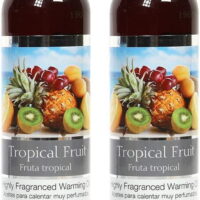 Hosley Set of 2, 5 oz Tropical Fruit Fragrance Warming Oils