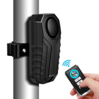 Wsdcam Anti-Theft Bike Alarm 113dB Burglar Vibration Waterproof Motorcycle Bicycle Alarm Security System with Remote