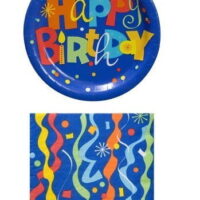 Greenbrier Happy Birthday Party Pack 18 Plates And 20 Napkins