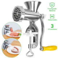Manual Meat Grinder,Manual Sausage Maker,Meat Mincer & Grinder Blade Hand Operated Kitchen Tools for Gourmet Enthusiast