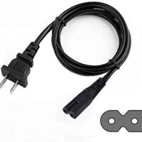 AC in Power Cord Outlet Socket Cable Plug Lead for Brother XR3140 Computerized Sewing Machine, 130E 140E 845 CS100 BC1000 CE4000 CE5000PRW