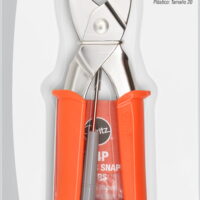 Dritz Plastic Snap Pliers with Tools for Size 20 Snaps, Orange