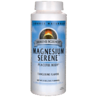 Source Naturals Serene Science Magnesium Serene - Tangerine Flavor 5 oz Pwdr