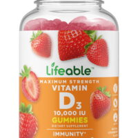 Lifeable Vitamin D - 10,000 IU - 90 Gummies