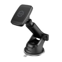 WixGear Universal Magnetic Car Mount Holder, Magnetic Phone Car Mount, Windshield Mount and Dashboard Mount Holder for Cell Phones and Tablets with Long Arm – (New Telescopic Arm)
